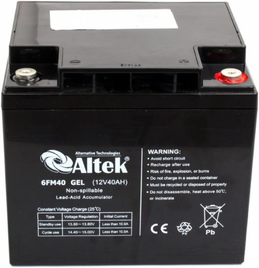 Аккумуляторная батарея ALTEK 6FM40GEL