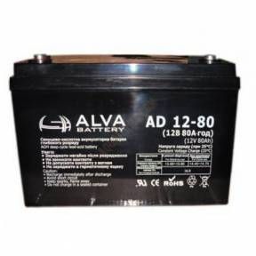 Аккумуляторная батарея ALVA AD12-80