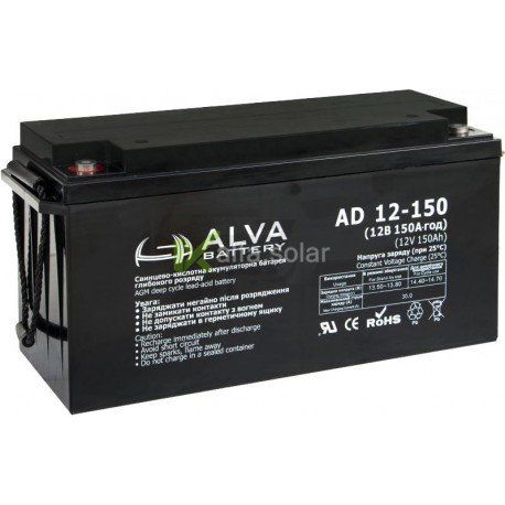 Аккумуляторная батарея ALVA AD12-150