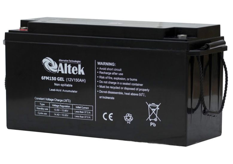 Аккумуляторная батарея ALTEK 6FM150GEL