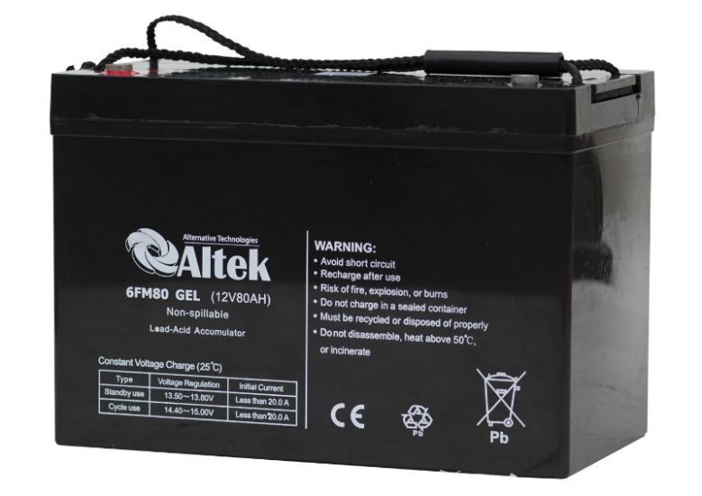 Аккумуляторная батарея ALTEK 6FM80GEL